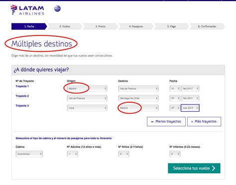 latam multidestinos